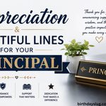 150+ Heartfelt Appreciation & Beautiful Lines for Your Principal