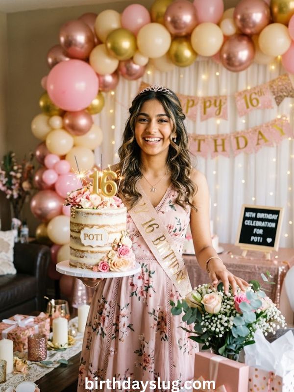 16th Birthday Wishes for Teenage Granddaughter (Poti)