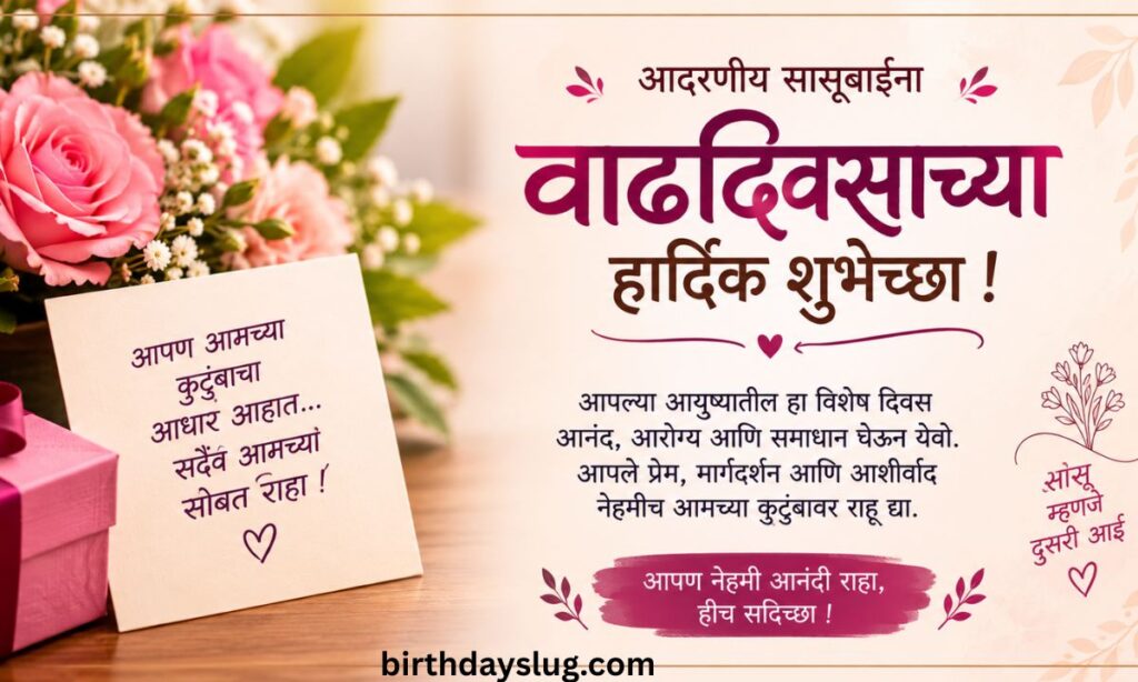 200+ Best Birthday Wishes for Mother-in-Law in Marathi (Sasubai) – Emotional, Funny & Traditional Messages [2026] 