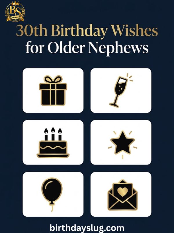 30th Birthday Wishes for Older Nephews