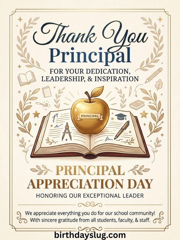 Principal Appreciation Day Messages
