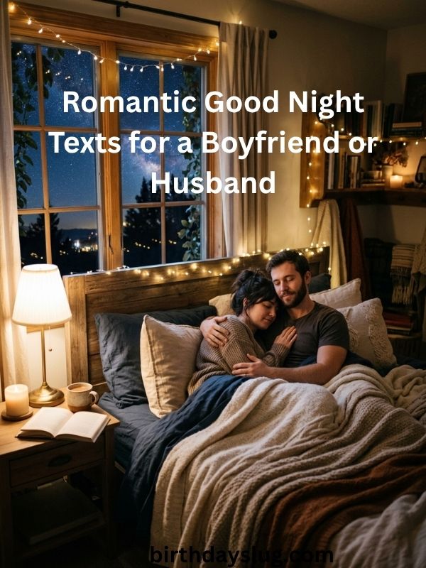 Romantic Good Night Texts for a Boyfriend or Husband