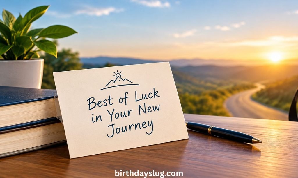 150+ Best of Luck in Your New Journey Messages That Feel Real