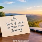 150+ Best of Luck in Your New Journey Messages That Feel Real