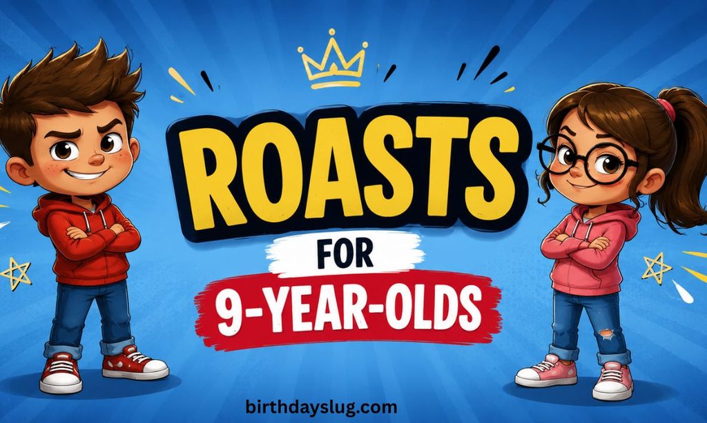 270+ Funny Roasts for 9-Year-Olds Clean, Kid-Safe Jokes & Comebacks