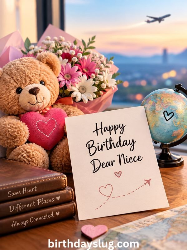 Birthday Wishes for Niece from Far Away