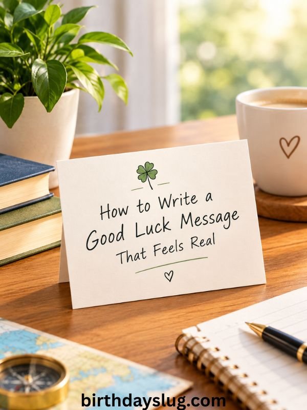 How to Write a Good Luck Message That Feels Real