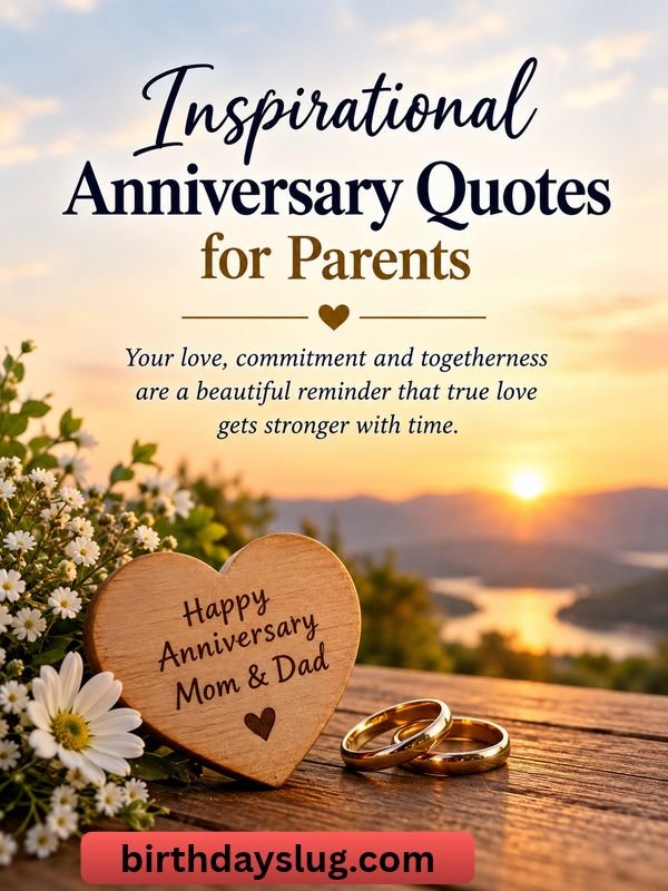 Inspirational Anniversary Quotes for Parents