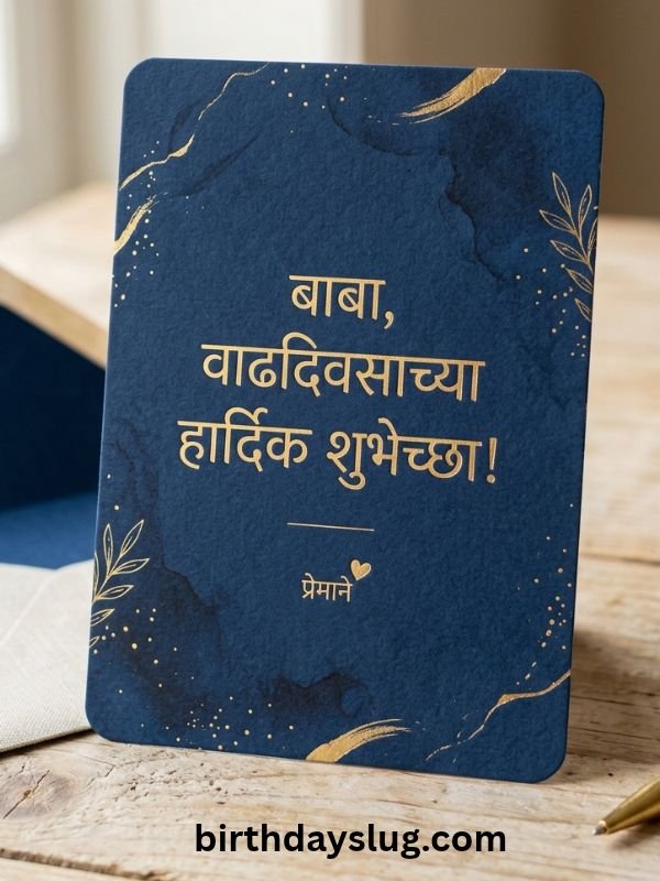Marathi Birthday Quotes, Shayari & Kavita for Father