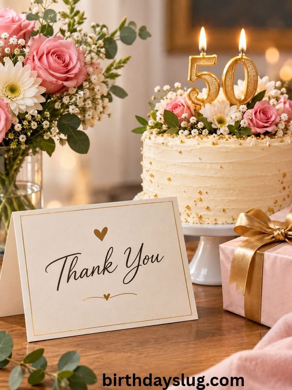 Milestone Birthday Thank You Messages