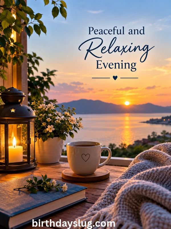Peaceful and Relaxing Evening Quotes