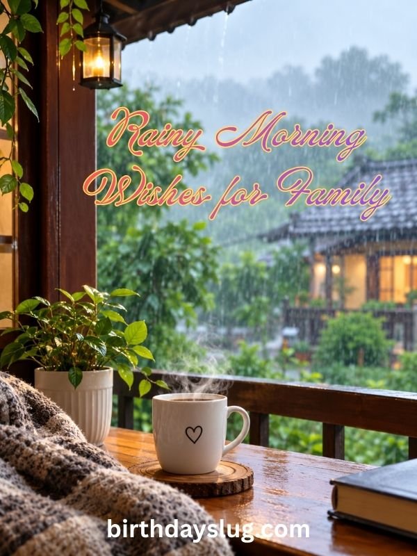 Rainy Morning Wishes for Family