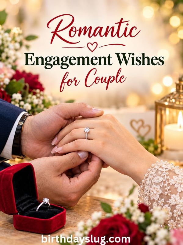Romantic Engagement Wishes for Couple