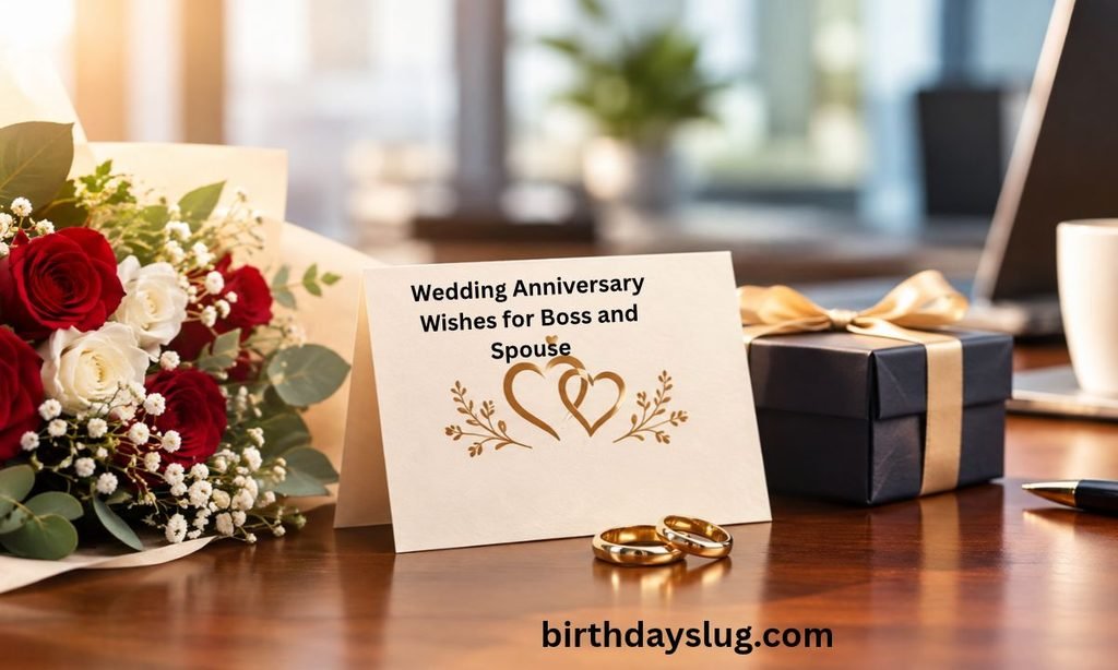 Wedding Anniversary Wishes for Boss and Spouse