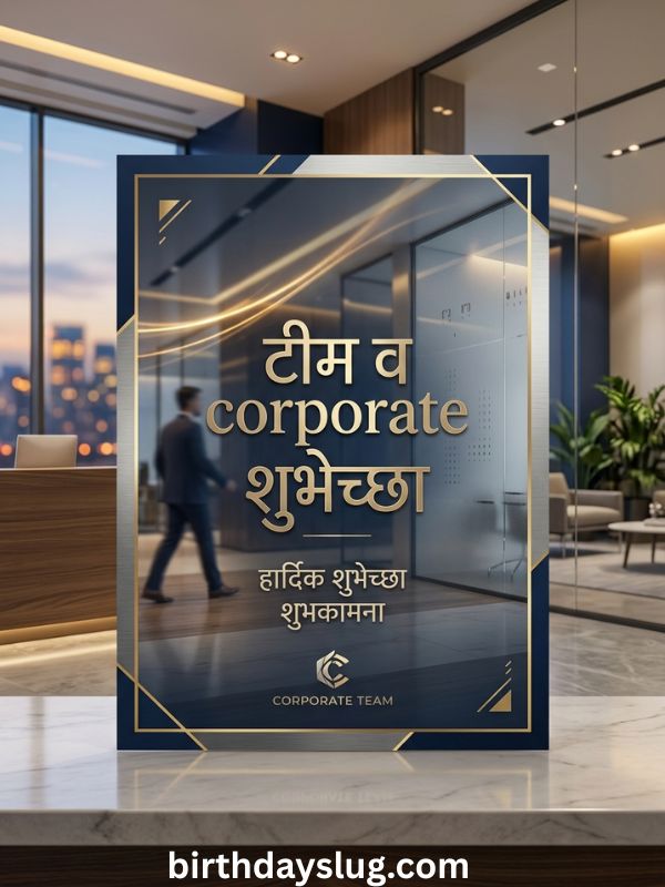 टीम व ग्रुपसाठी शुभेच्छा (संपूर्ण ऑफिस टीमकडून)