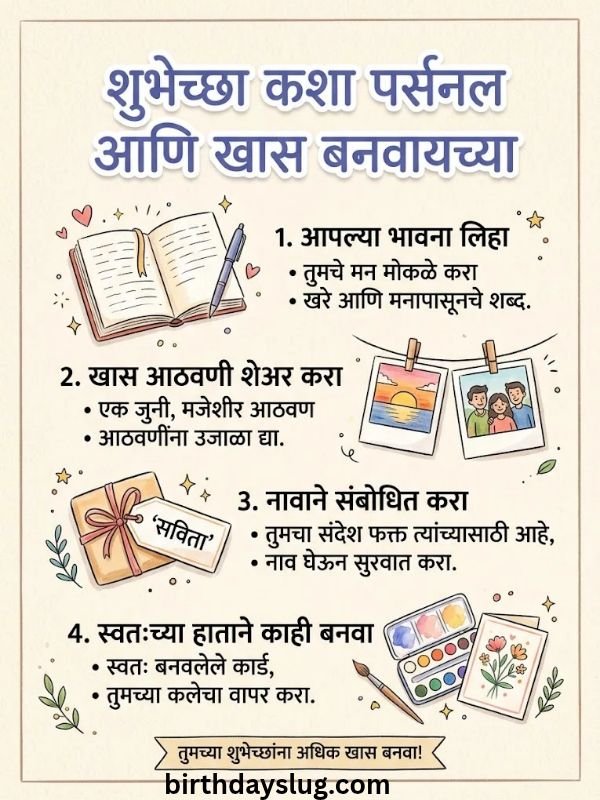 शुभेच्छा कशा पर्सनल आणि खास बनवायच्या