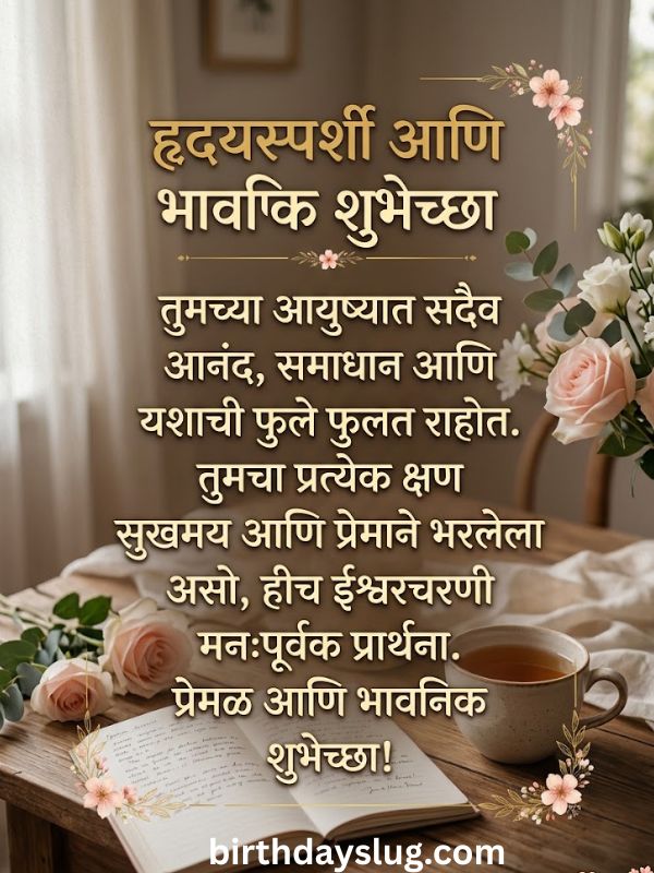 हृदयस्पर्शी आणि भावनिक शुभेच्छा